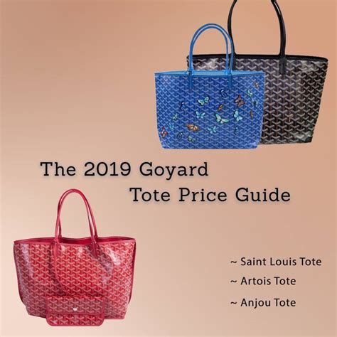 goyard tote price in london|goyard artois pm price 2024.